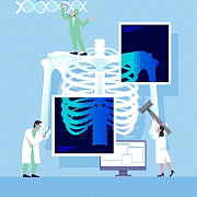 实验室生物科技研发科学家医疗插画 医疗保健 健康诊断